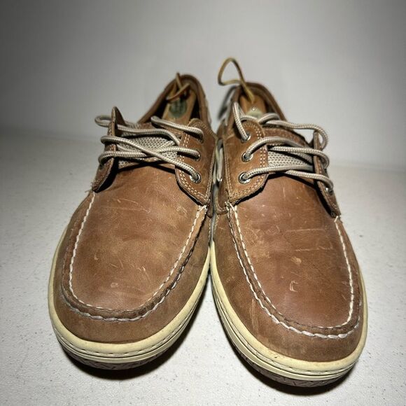 Mens Sperry Top Sider Billfish 3 Eye Boat Shoe Tan 0799320 Boat Shoe 12 M - Picture 3 of 8
